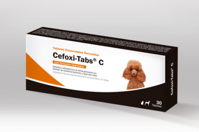 Cefoxi-Tabs C – Caja con 30 Tabletas – Antibiótico de Cefalexina para Perros y Gatos