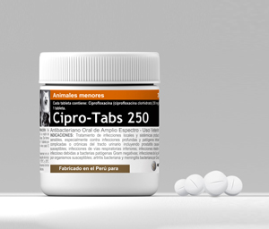 CIPRO-TABS 250 - FRASCO CON 30 TABLETAS