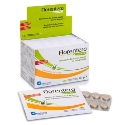 Florentero Act Multiblister 120 Tabletas   Suplemento Digestivo Veterinario